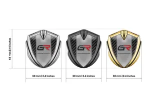 Toyota Haut Gamme Voiture Logo Badges Sport Design Lustré